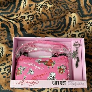 Pink Ed Hardy Purse